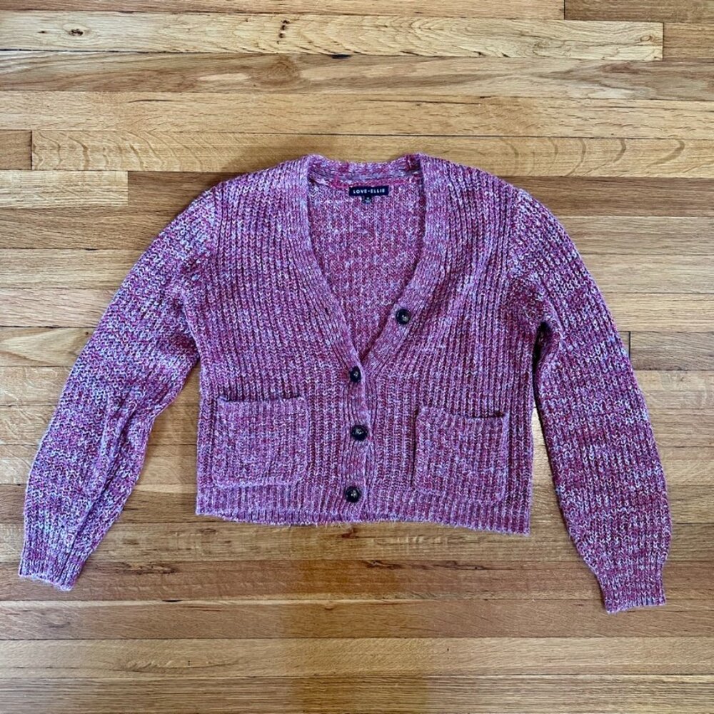 Love Ellie Knit Button-Up Cardigan